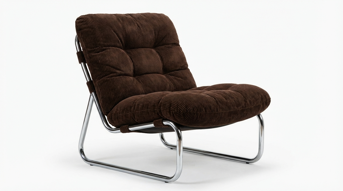 Mebel tapicerowany przed zmianą tkaniny — wizualizacja tapicerki AI